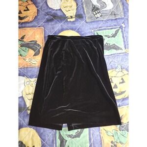 Vintage RK Evening Velvet Skirt Back Zip Women's Petite PL 90s Waist 29"